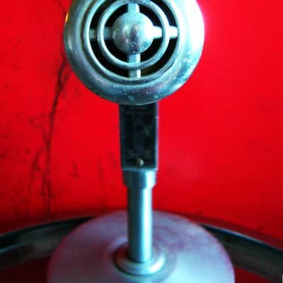 Vintage RARE 1940's Pierce 85 model / Electro-Voice 630 Dynamic Microphone w period E.V stand image 5