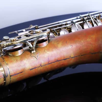 Evette Schaeffer Tenor Saxophone - Gold/Orange image 2