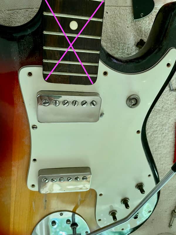 1964 Kapa Challenger Two Pickup Electric Guitar Body image 1