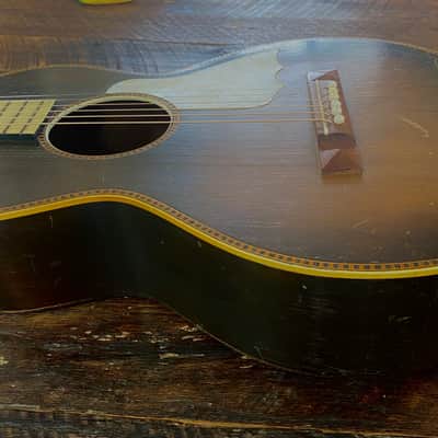 1930s Stella (Oscar Schmidt) Pearloid Concert Guitar - Stella DeLuxe Model 570 image 9