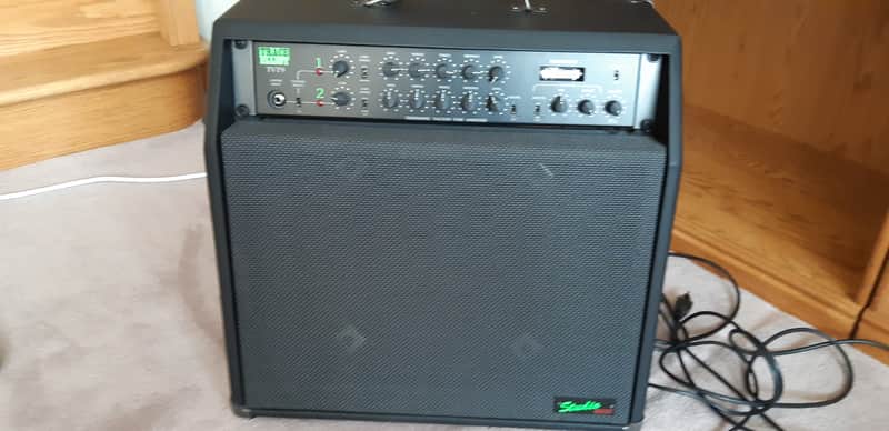 Trace Elliot Studio 80/30 1x12 electric guitar amplifier, Hybrid, with all tube TVT9 preamp and solidstate power section - Black image 1