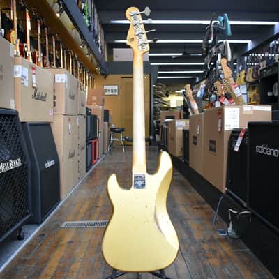 Fender Custom Shop Limited Edition 1962 Relic Precision Bass Aged Aztec Gold w/Hard Case image 6