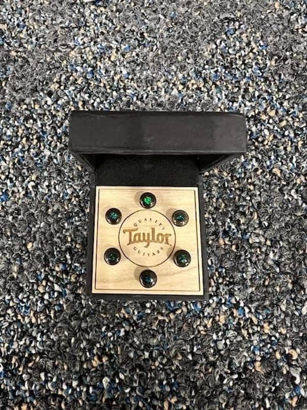 Taylor Bridge Pin Set Bone Brown w/ Green Opal image 1