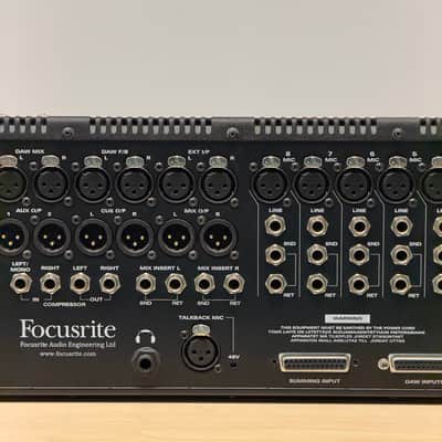 Focusrite Control 2802 Mixer & DAW Controller 2010s - Gray / Silver image 11