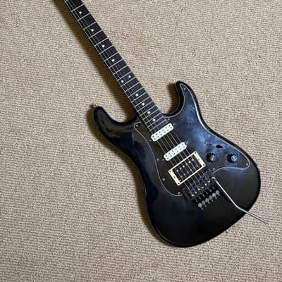 Valley Arts M Series Electric Guitar S-Shaped HHH Floyd Rose Black image 1