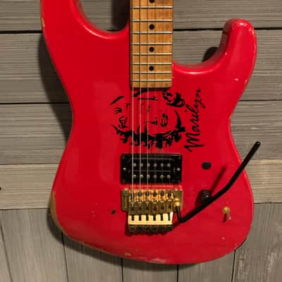 Charvel Wayne Charvel 1/200 Redlands Ca. Pre Production Strat  79-81 Red Floyd Rose *RARE* image 2