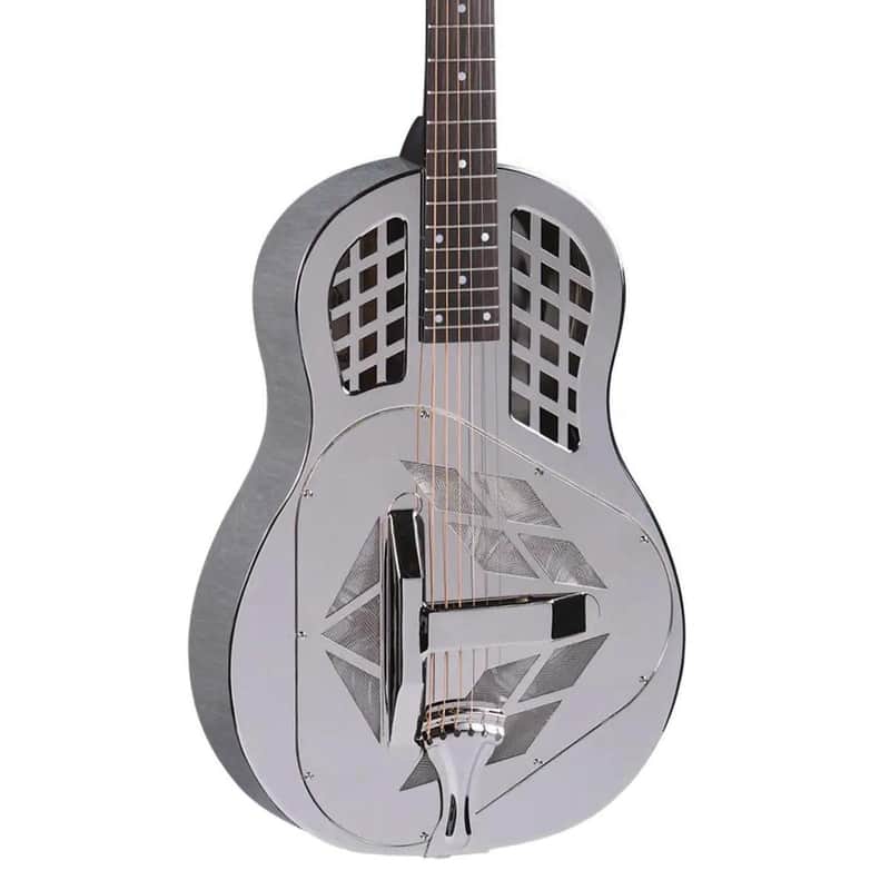 Regal RC-51 Nickel Plated Brass Tricone Resophonic Guitar image 1