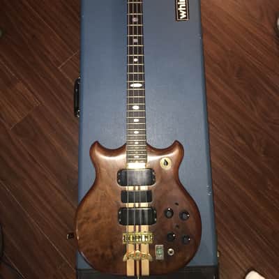 Alembic Short scale bass series 1 1979 Burl Walnut image 2
