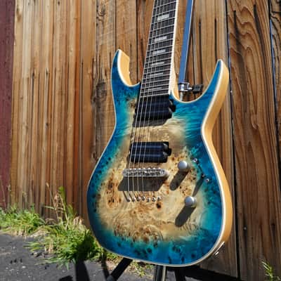 Dean PROTOTYPE Exile 7 Burl Poplar w/Fishman Fluence 7-String image 1