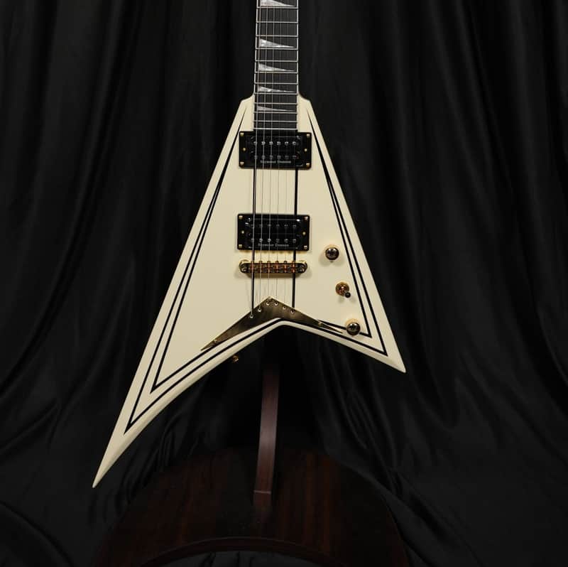 Jackson Pro Series RRT-3 Rhoads 2026 Ivory with Black Pinstripes image 1