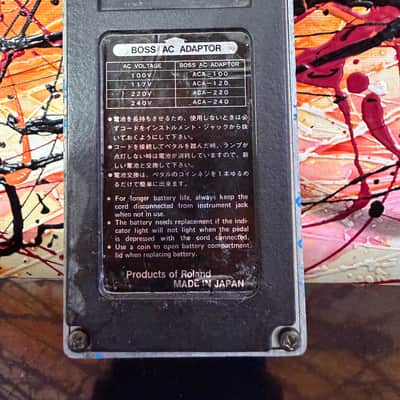 Boss Compression Sustainer CS-1 made in Japan (Black Label) image 2