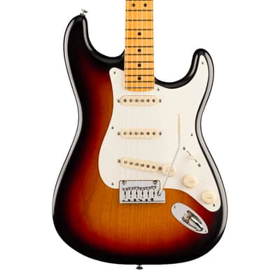 Fender American Ultra Luxe '50s Stratocaster - 3-Color Sunburst w/Maple FB image 1