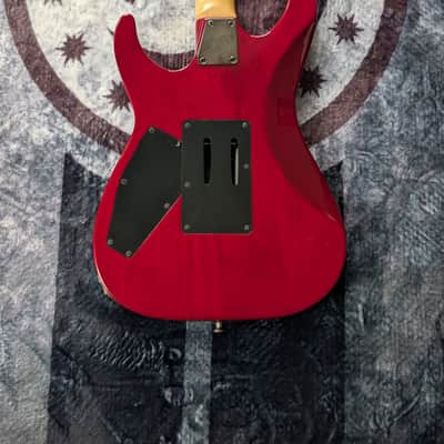 2009 ESP LTD M-100 FM - See-Through Cherry image 3