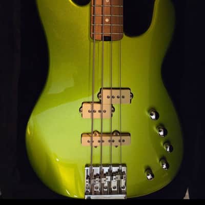 Charvel Pro-Mod San Dimas Bass PJ IV - Lime Green Metallic image 4