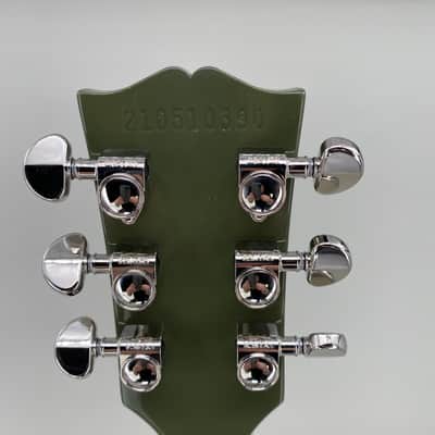Gibson Les Paul Classic 2021 Olive Drab Green Exclusive Collection image 7