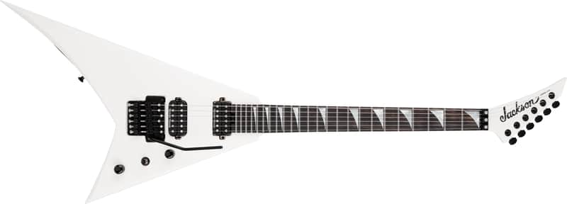 Jackson American Series Rhoads RR24 Ebony FB Snow White with Case