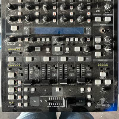 Behringer DDM4000 Professional 4-Channel Digital DJ Mixer with Sampler 2010s - Black image 2
