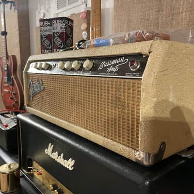 63’ Serviced Fender Bassman 6G6-A/B Brownface 50-Watt Guitar Head & cab Blonde - recapped feb 2024 by Andy Fuchs! image 10