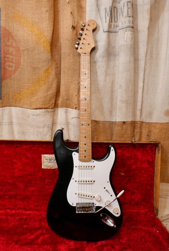 Fender Stratocaster 1957 - Black - Refin image 1