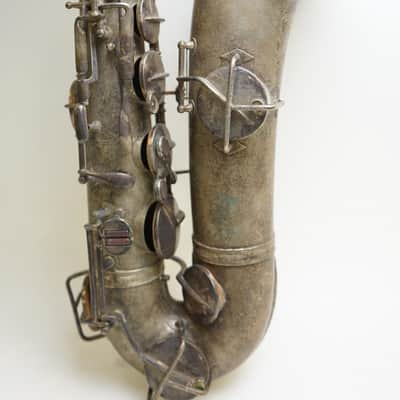 Magnificent Antique Frank Holton Tenor Saxophone, USA, sax body only image 15