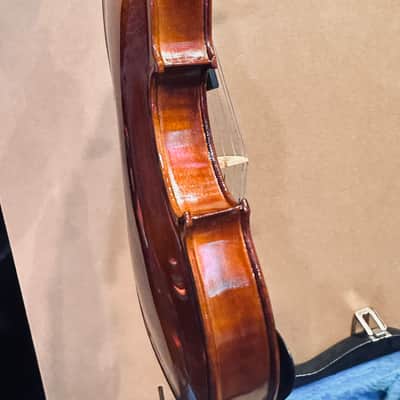 Josef Lorenz Luby (Schonbach) 4/4 Violin – Czechoslovakia w/ Case & Bow image 17