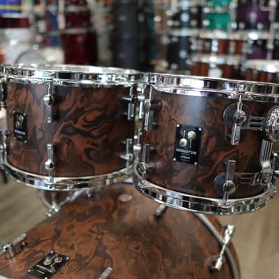Demo Sonor Momentum Beech 5-pc Shell Pack 22/10/12/14/16 (California Burl) image 5
