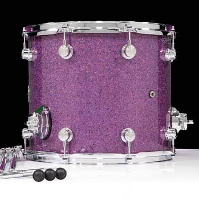 DW Performance Series 12x14 Floor Tom Purple Drift image 2