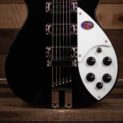 Rickenbacker 350V63 Liverpool, 3 Pickup Semi-Hollow Jet Glow image 1