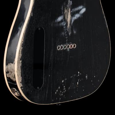 Valentino Guitars Thinline T-style P90 - Gold/black image 5
