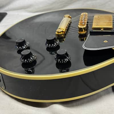 Gibson Custom Shop LPB-3 lpb3 Les Paul Custom Guitar with COA + Case - Ebony / Black image 15