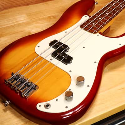 1984 Fender American Standard Precision Bass +OHSC Rosewood Fretboard USA - Sienna Sunburst CLEAN! 20179 image 10