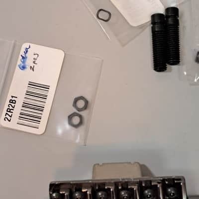 Ibanez Edge Zero II Tremolo System Floyd Rose Style Bridge 2000's - Cosmo Black - Plus Frame And Parts image 9