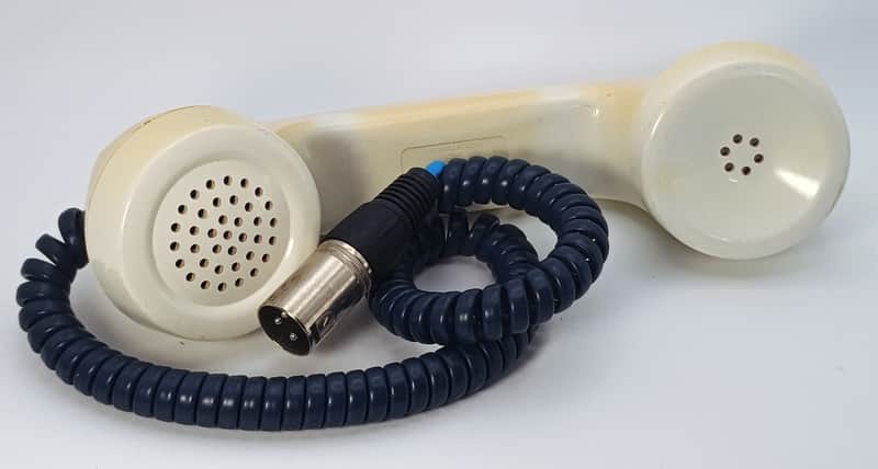 Custom Lo-Fi Telephone Microphone - Northern Telecom G1 1960's Handset - Beige/Blue imagen 1