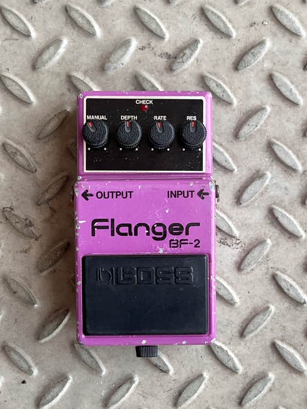 Boss BF-2 Flanger (Black Label) 1980 - 1984 - Purple image 1