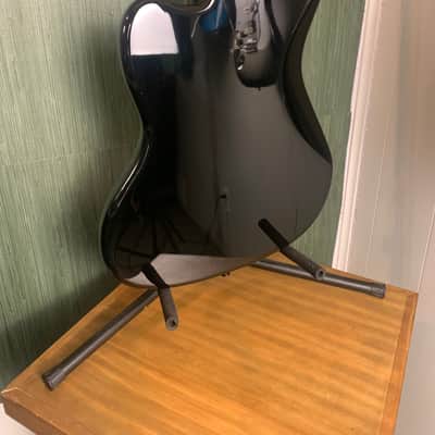 Squier Vintage Modified Baritone Jazzmaster with Rosewood Fretboard 2016 - 2017 - Transparent Black image 6