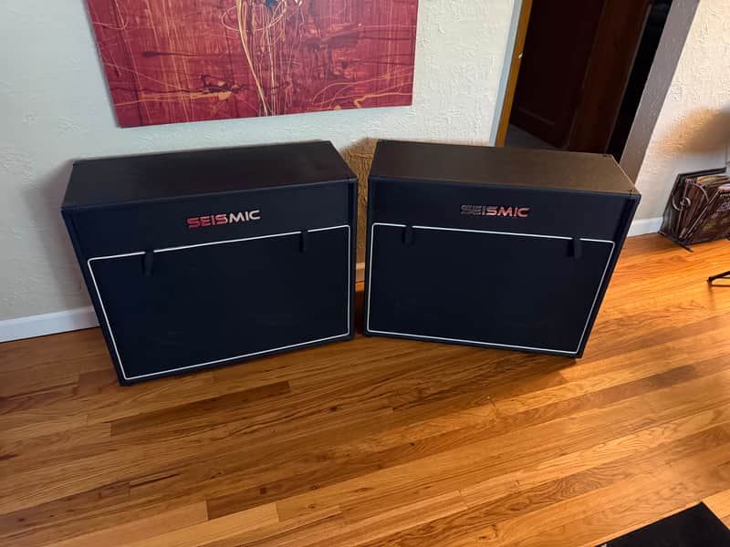 Seismic Audio Luke Vintage 2x12 2020-2025 - Black image 1