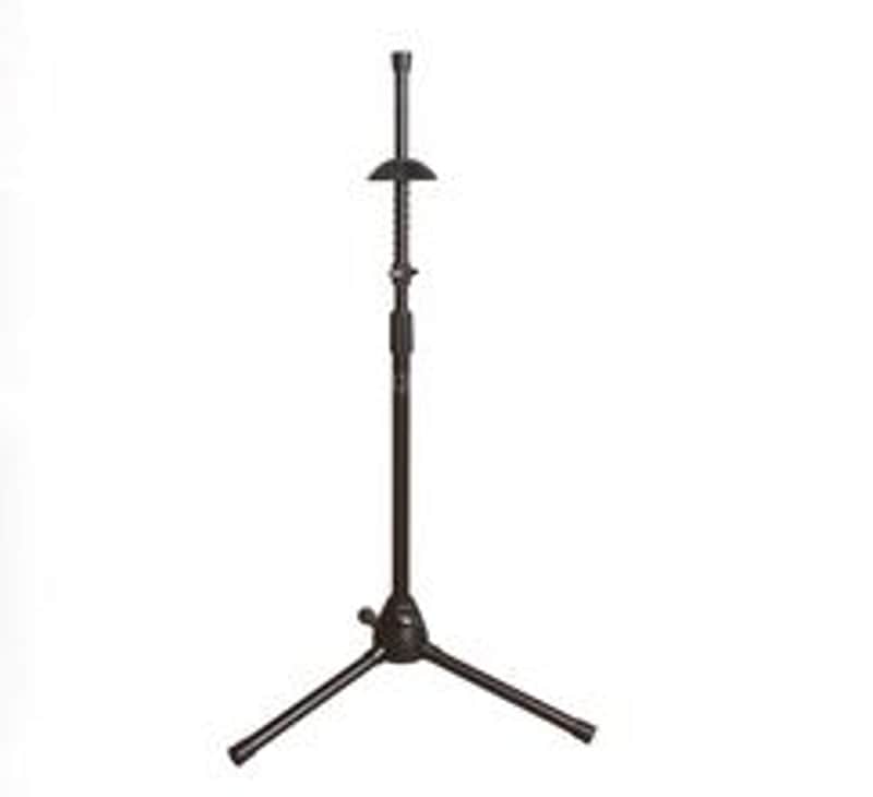 Yorkville  Spring loaded tripod trombone stand, black. SL-22 image 1