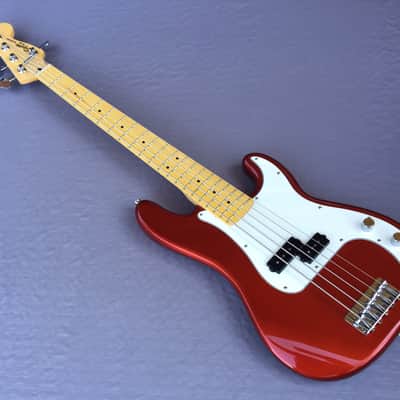 Squier Vintage Modified Precision Bass V 5 String In Candy Apple Red image 16
