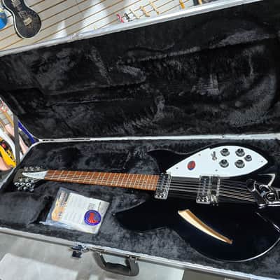 NEW 2024 Rickenbacker 330/12 Semi-Hollow Electric - Jetglo w/OHSC #744 image 13