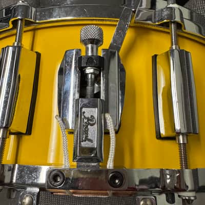 Pearl All Maple Shell Snare Drum - Yellow 14x5.5 image 14