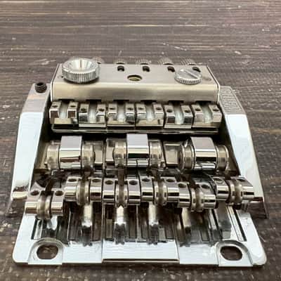 Unused ANSWER SHIFT-2001 Roller Saddle Tremolo Bridge Chrome w/ Locking Nut image 4