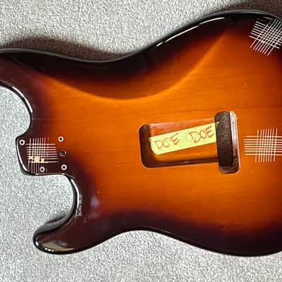 Fender American Professional II Stratocaster guitar body sunburst image 5