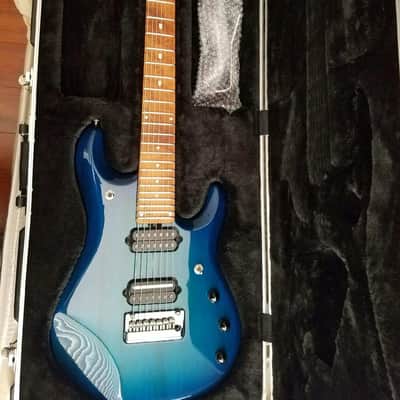 Ernie Ball Music Man JP7 PDN 2014 Neptune Blue image 12