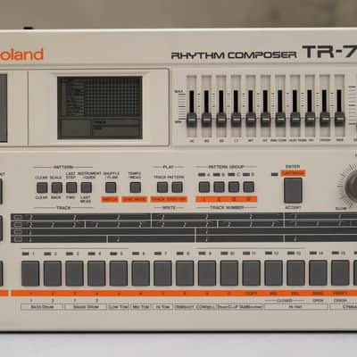 Immagine Roland TR-707 Rhythm Composer Drum Machine w/ Box #58730 - 5