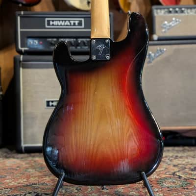 Fender Precision Bass Fretless with Rosewood Fingerboard 1978 - Sunburst image 3