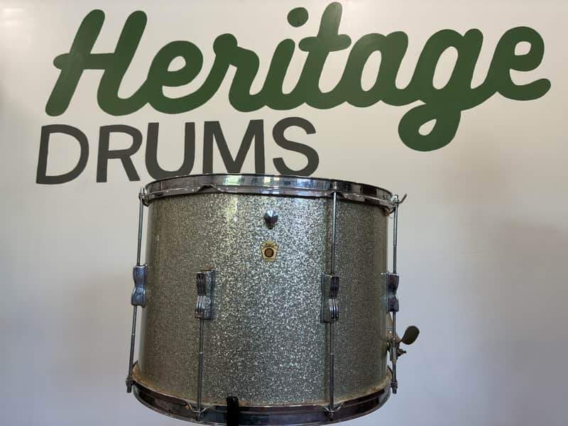 Immagine Ludwig 1960s Parade Drum 17x12" - Silver Sparkle - 1