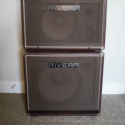 Rivera Rivera Sedona Tube Head + Dual Matching Sedona EX Extension Cabinets (Full Stack) – Loaded with JBL Drivers 2010 - Brown Rolex image 1