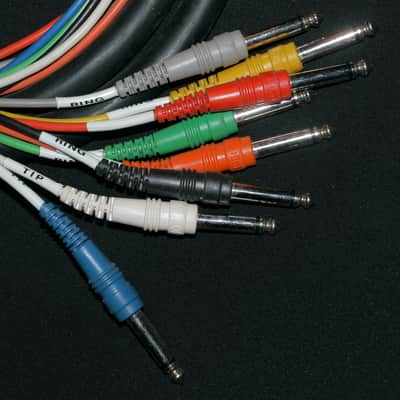 Hosa Various Patch Snakes 1/4-TS-RCA-TRS+Inserts image 5