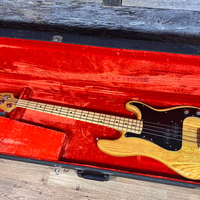 Fender P Bass 1977 USA Natural w/OHSC image 2