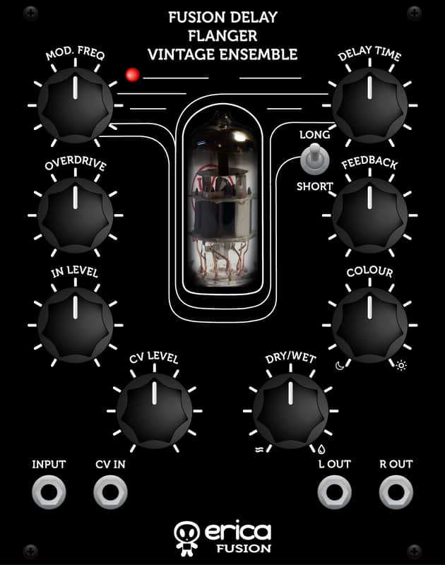 ERICA SYNTHS FUSION DELAY - FLANGER - VINTAGE ENSEMBLE : BRAND NEW :  [DETROIT MODULAR] image 1